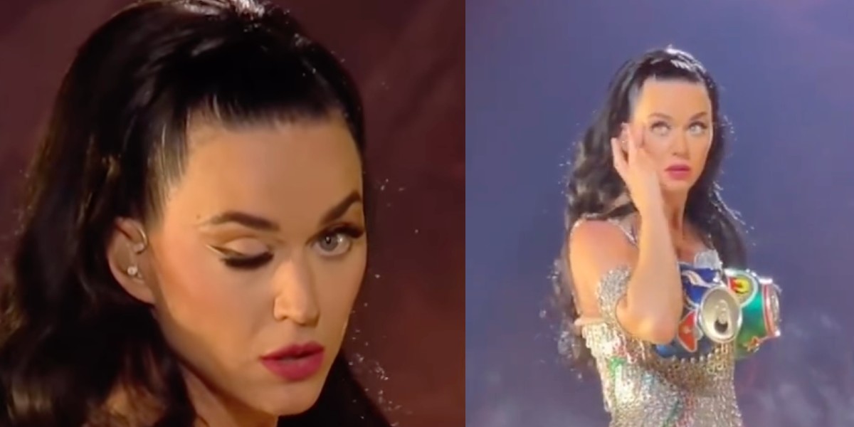 Katy Perry addresses her viral onstage 'glitching' eye moment
